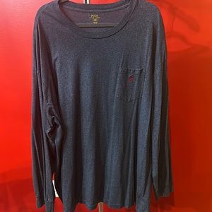 Mens POLO Ralph Lauren long sleeve blue Tee